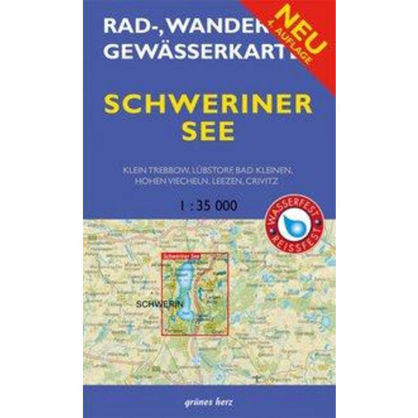 SCHWERINER SEE 1 : 35 000 - Fahrradkarte Ansicht 1
