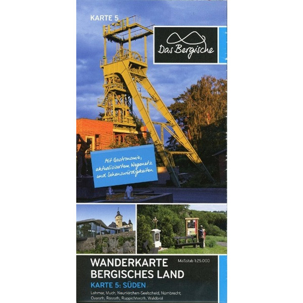 NATURPARK BERGISCHES LAND #5 1:25.000 - Wanderkarte Ansicht 1