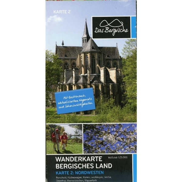 BERGISCHES LAND #2 1:25.000 - Wanderkarte