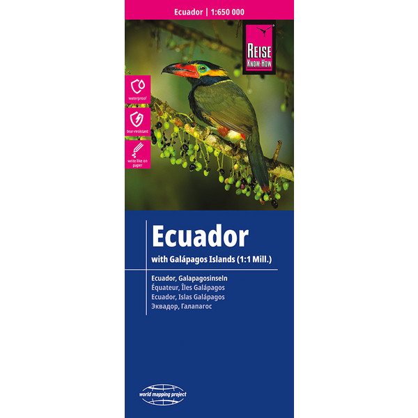 RKH WMP ECUADOR, GALÁPAGOS - Straßenkarte Ansicht 1