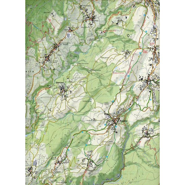 TABACCO 064 VAL DI NON-LEMADDALENE - Wanderkarte Ansicht 2