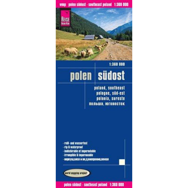 WMP POLEN, SÜDOST 1:360.000 - Straßenkarte