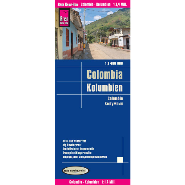 WMP KOLUMBIEN 1:1.400.000 - Straßenkarte