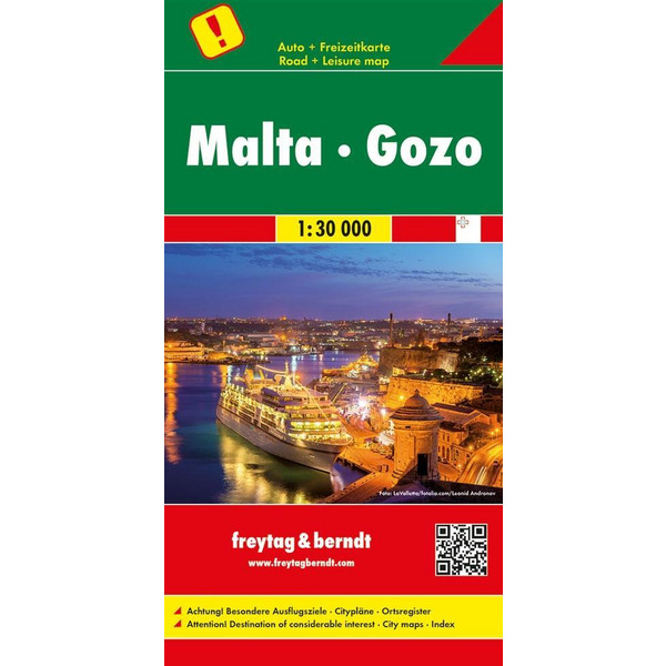 F+B AUTOKARTE MALTA - GOZO 1:30.000 - Straßenkarte Ansicht 1
