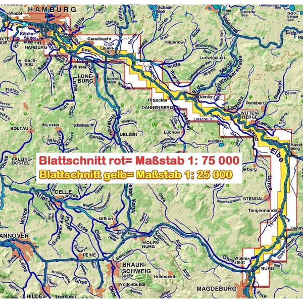TOURENATLAS TA8 WASSERWANDERN 08 MAGDEBURG-HAMBURG - Reiseführer Ansicht 2