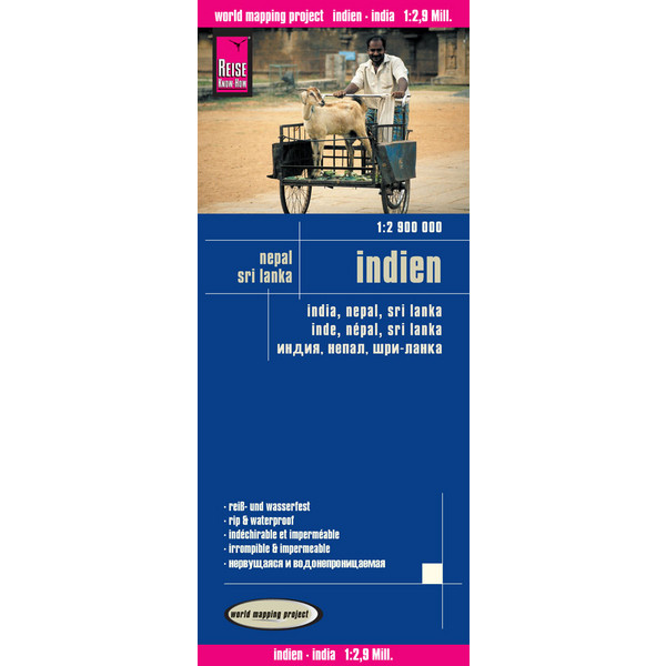 RKH WMP INDIEN (1:2.900.000) - Straßenkarte Ansicht 1