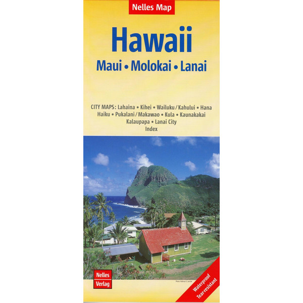 NELLES MAP HAWAII: MAUI MOLOKAI - Wanderkarte Ansicht 1
