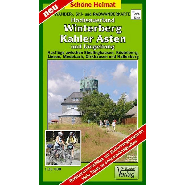 WANDER-, SKI- UND RADWANDERKARTE HOCHSAUERLAND - Wanderkarte Ansicht 1