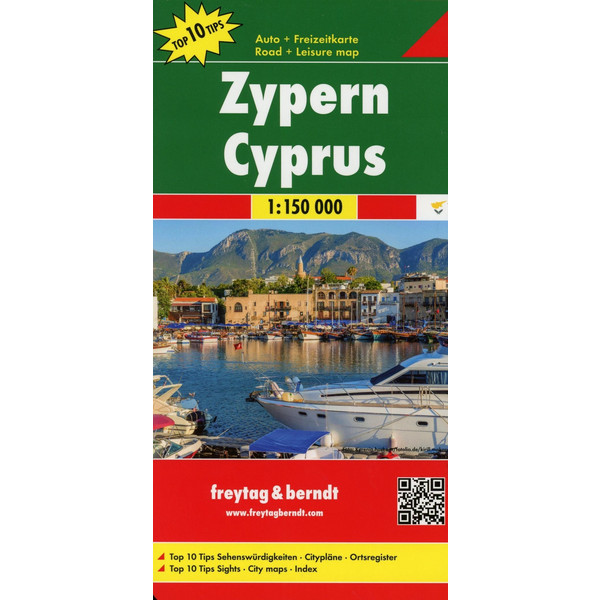 F+B ZYPERN 1 : 150.000 - Straßenkarte Ansicht 1
