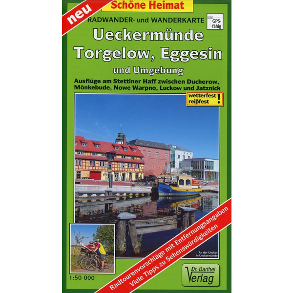 RADWANDER- UND WANDERKARTE UECKERMÜNDE - Wanderkarte Ansicht 1