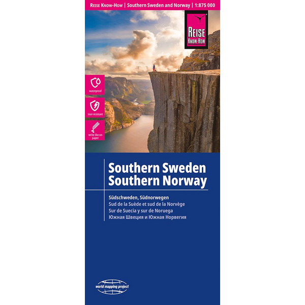 WMP SÜDSCHWEDEN, SÜDNORWEGEN - Straßenkarte
