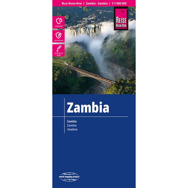 WMP SAMBIA 1:1.000.000 - Straßenkarte