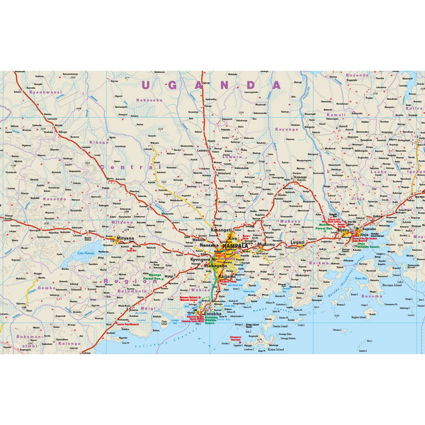 RKH WMP UGANDA 1:600.000 - Straßenkarte Ansicht 3
