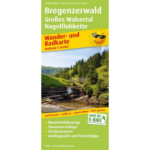 BREGENZER WALD 1:35.000 - Wanderkarte