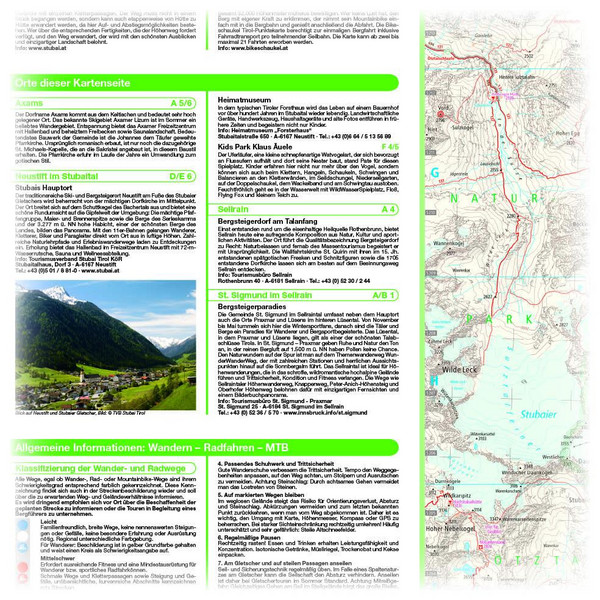PUBLICPRESS STUBAIER ALPEN 1:35.000 - Wanderkarte Ansicht 2