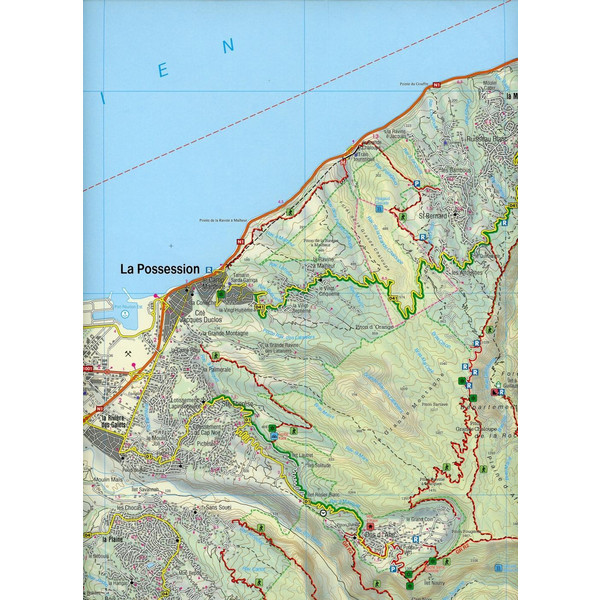 F+B RÉUNION 1:50.000 - Straßenkarte Ansicht 3