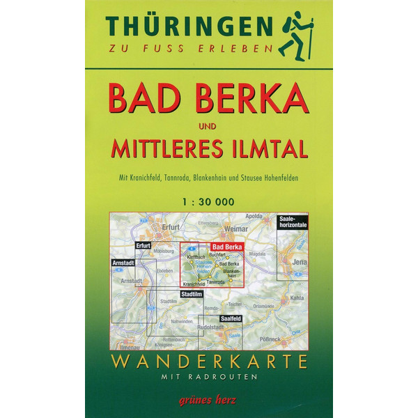 WANDERKARTE BAD BERKA UND MITTLERES ILMT - Wanderkarte Ansicht 1