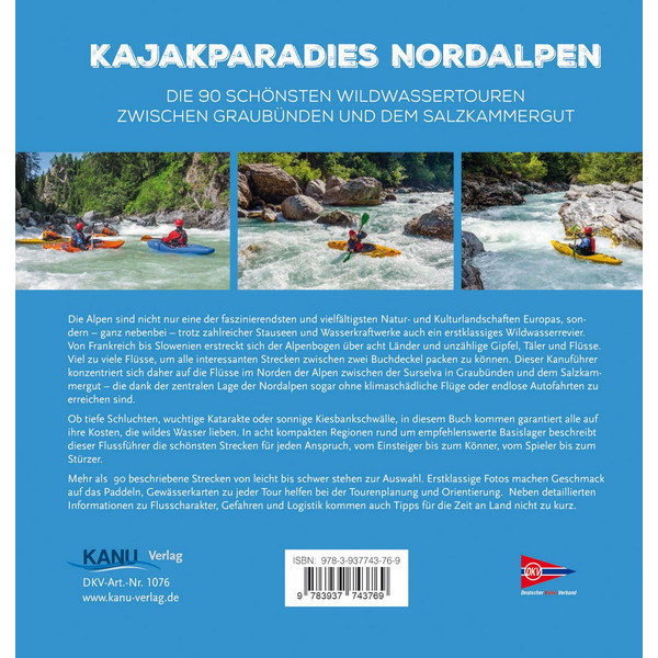 KAJAKPARADIES NORDALPEN - Gewässerführer Ansicht 2