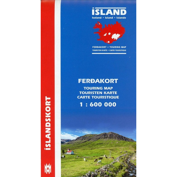 ISLAND TOURING MAP 1 : 600 000 FERDAKORT - Straßenkarte Ansicht 3