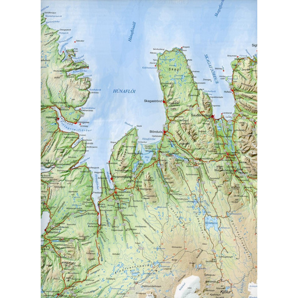 ISLAND TOURING MAP 1 : 600 000 FERDAKORT - Straßenkarte Ansicht 2