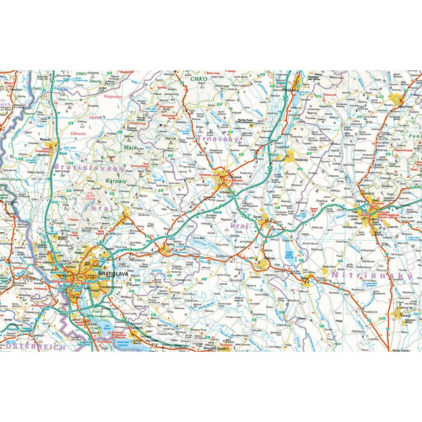 RKH WMP SLOWAKEI 1:280.000 - Straßenkarte Ansicht 2
