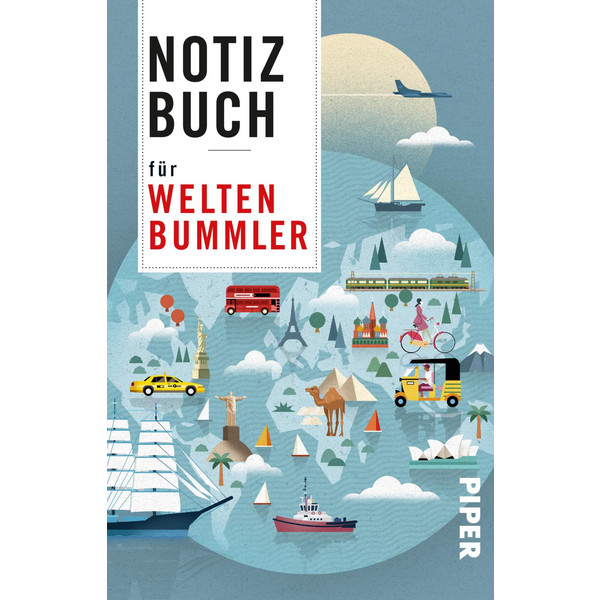 NOTIZBUCH FÜR WELTENBUMMLER - Notizbuch Ansicht 1