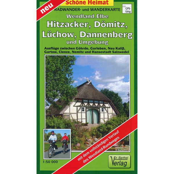ELBE, HITZACKER, DÖMITZ - Wanderkarte