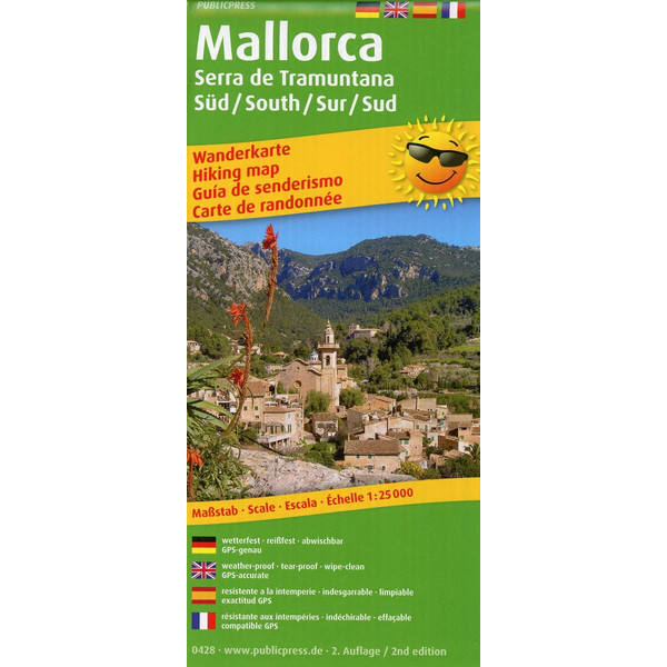 PUBLICPRESS SERRA DE TRAMUNTANA SÜD - Wanderkarte Ansicht 1