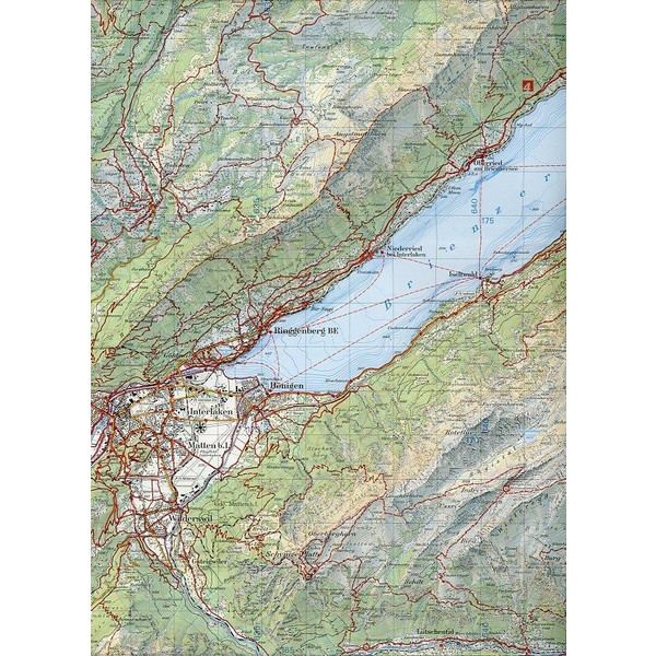INTERLAKEN 1 : 50 000 - Wanderkarte Ansicht 3