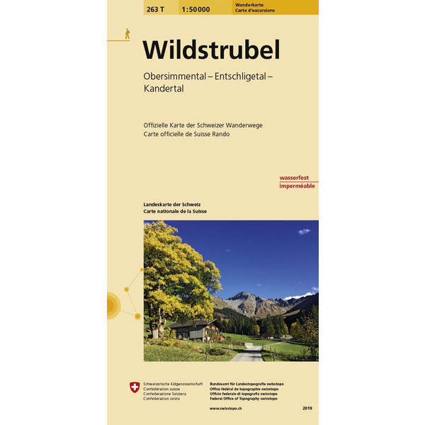 WILDSTRUBEL 1 : 50 000 - Wanderkarte Ansicht 1