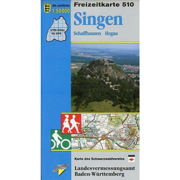 SINGEN. FREIZEITKARTE 1 : 50 000 - Wanderkarte Ansicht 1