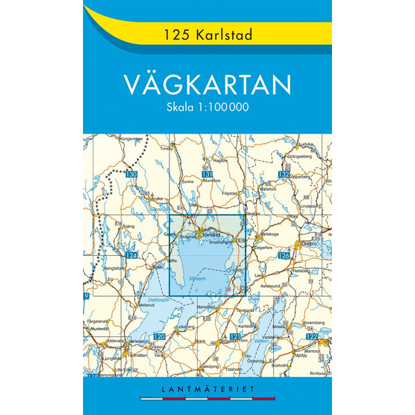 VÄGKARTAN 125 KARLSTADE - Straßenkarte Ansicht 1