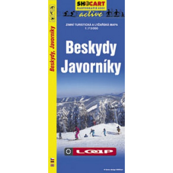 WINTERSPORTKARTE BESKIDEN - JAVORNÍK 1:7 - Winterwanderkarte Ansicht 1