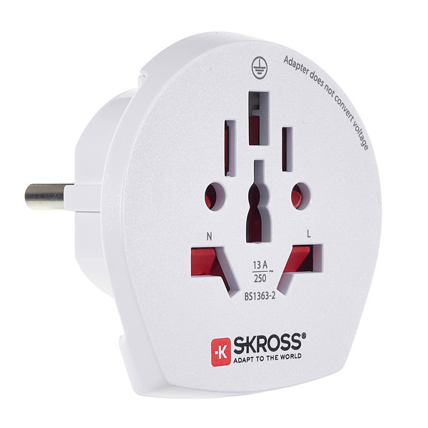 Skross WORLD TO EUROPE - Reisestecker Ansicht 1