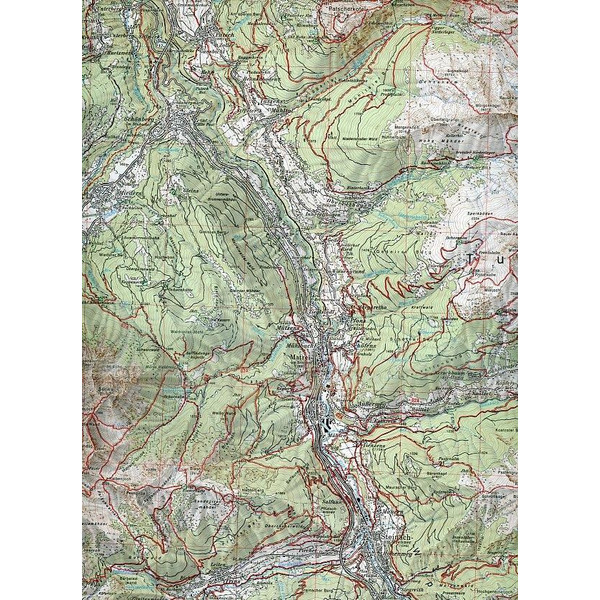 DAV 31/5 WEG INNSBRUCK UND UMGEBUNG - Wanderkarte Ansicht 2