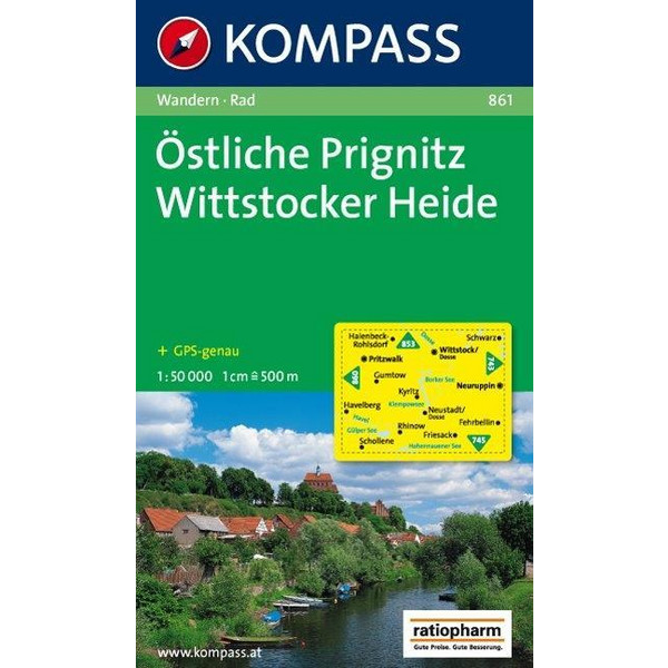 KOKA 861 ÖSTLICHE PRIGNITZ - Wanderkarte Ansicht 1
