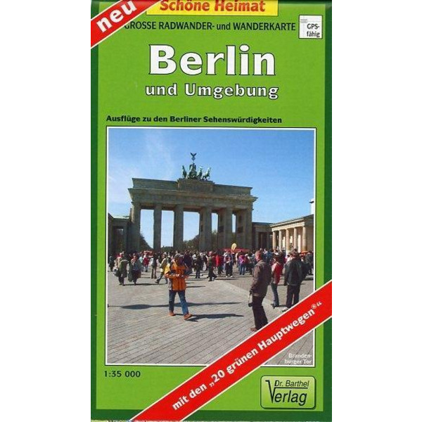 BERLIN UND UMGEBUNG - Wanderkarte Ansicht 1