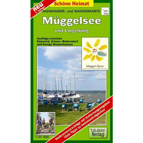 MÜGGELSEE UND UMGEBUNG 1 : 35 000 - Wanderkarte Ansicht 1