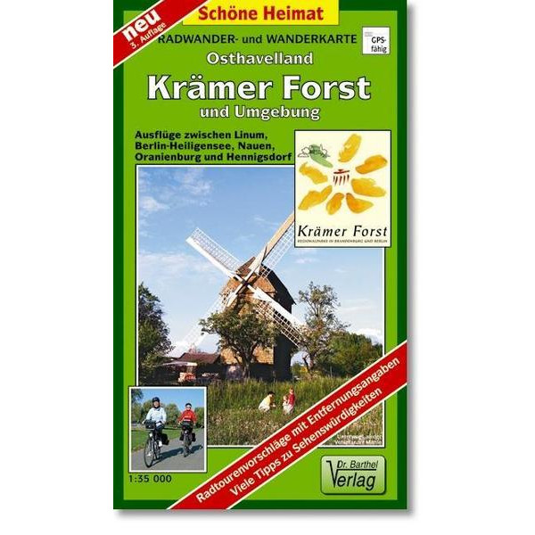 KRÄMER FORST UND UMGEBUNG 1 : 35 000. R - Wanderkarte Ansicht 1