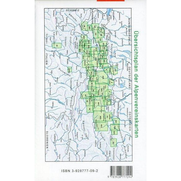 DAV 5/3 KARWENDELGEBIRGE OST 1:25T - Wanderkarte Ansicht 2
