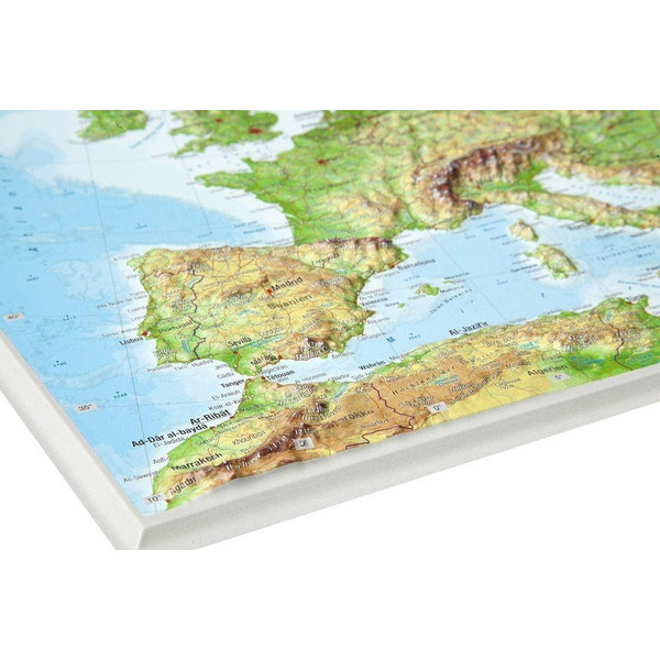 RELIEFKARTE EUROPA KLEIN 1 : 16.000.000 - Karte Ansicht 2