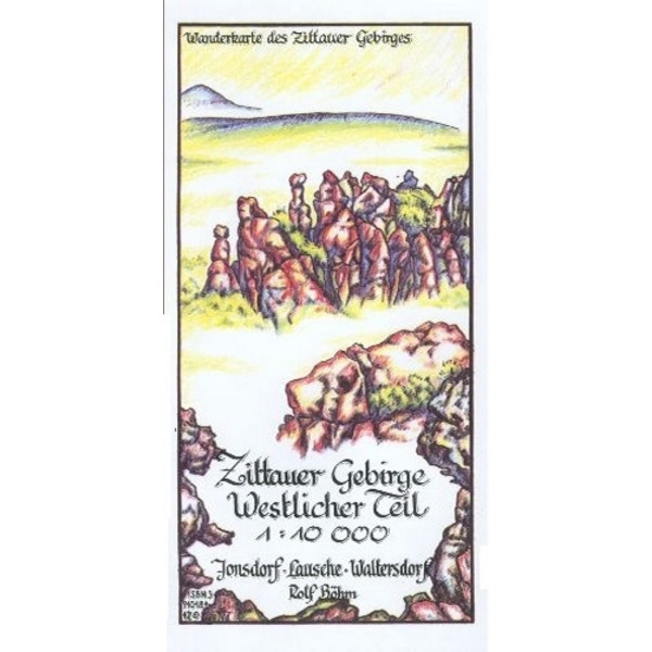 ZITTAUER GEBIRGE WESTLICHER TEIL - Wanderkarte Ansicht 1