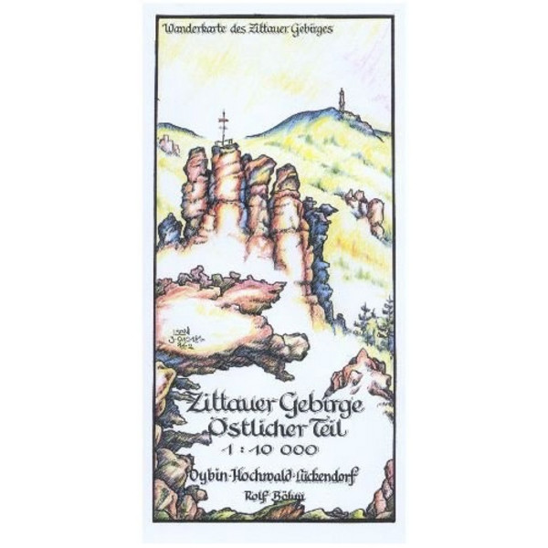 ZITTAUER GEBIRGE ÖSTLICHER TEIL - Wanderkarte Ansicht 1