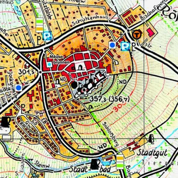 STOLPEN UND DAS STOLPNER LAND - Wanderkarte Ansicht 2