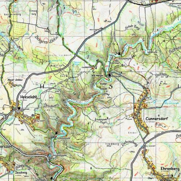 STOLPEN UND DAS STOLPNER LAND - Wanderkarte Ansicht 3