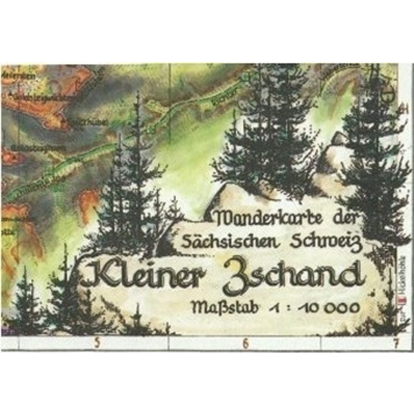 KLEINER ZSCHAND - Wanderkarte Ansicht 1