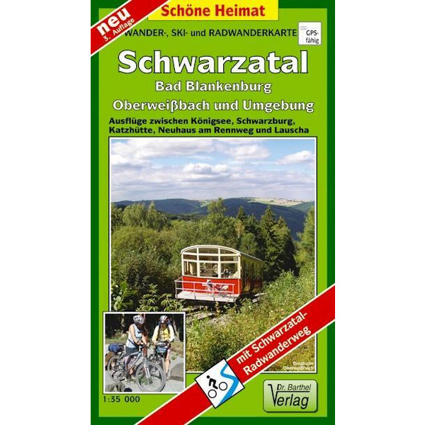 SCHWARZATAL, BAD BLANKENBURG, OBERWEIßBA - Winterwanderkarte Ansicht 1
