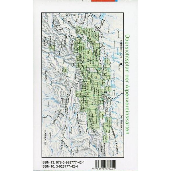 DAV 30/4 ÖTZTALER ALPEN 1:25T - Wanderkarte Ansicht 2
