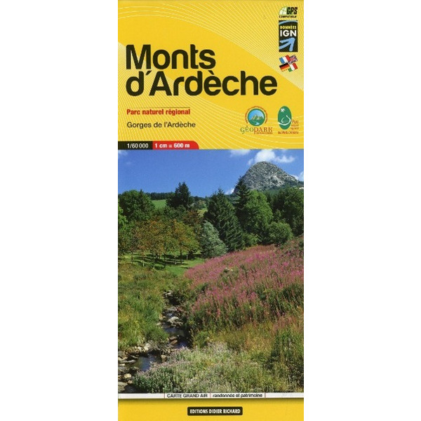 ED. LIBRIS 11 MONTS D'ARDÈCHE 1:60T Ansicht 1