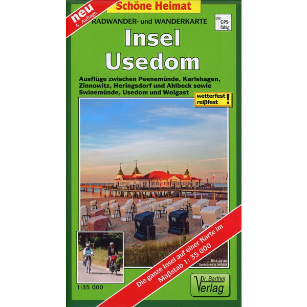 INSEL USEDOM 1 : 35 000 RADWANDER- UND W - Wanderkarte Ansicht 1